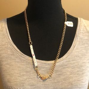 Self Love Mask Chain Necklace/NWT